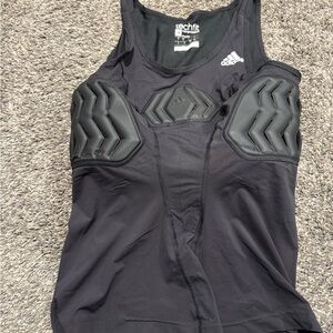 Adidas Black Techfit Compression Top